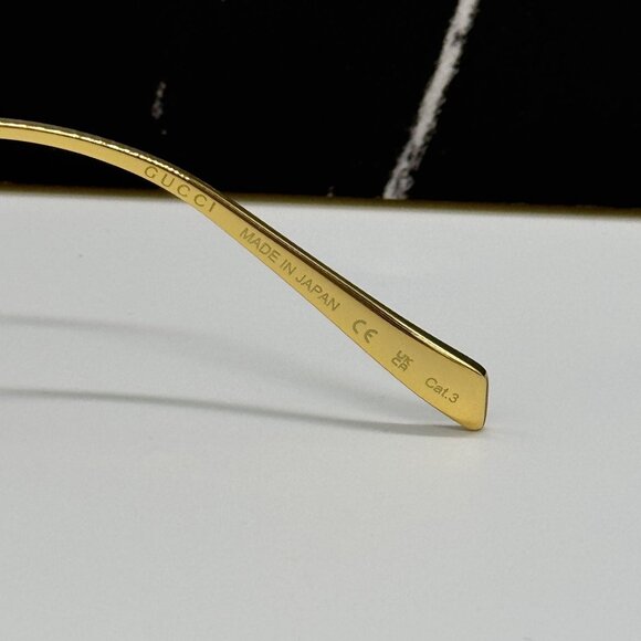 NEW GUCCI SUNGLASSES GOLD WOMEN CAT EYE EYEWEAR GUCCI GG1920S 001 main image 11